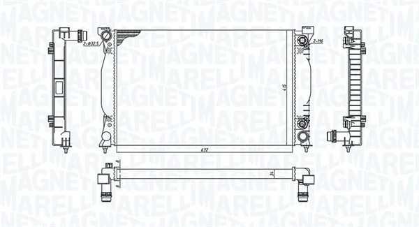 Radiator racire motor