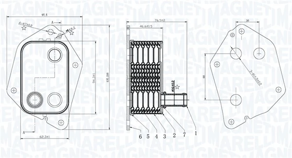 Radiator ulei / termoflot