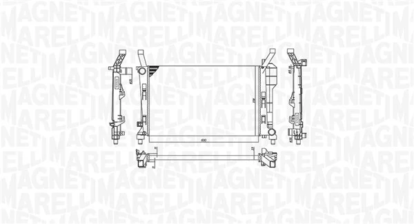 Radiator racire motor