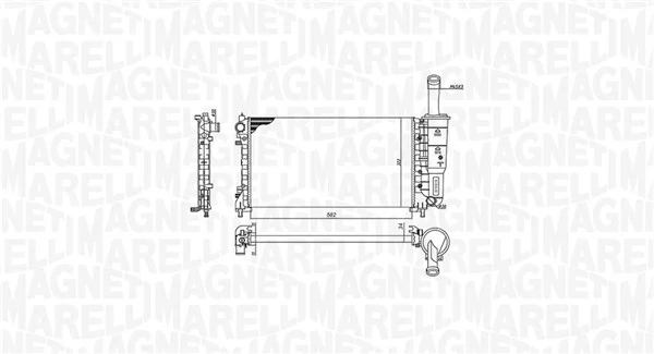 Radiator racire motor