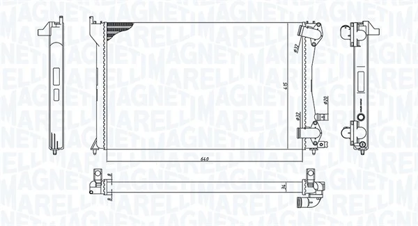 Radiator racire motor