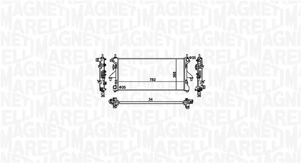 Radiator racire motor