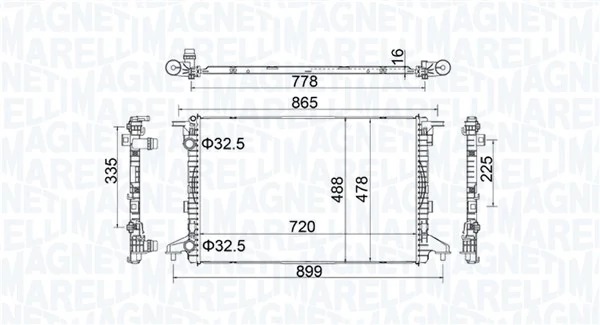 Radiator racire motor