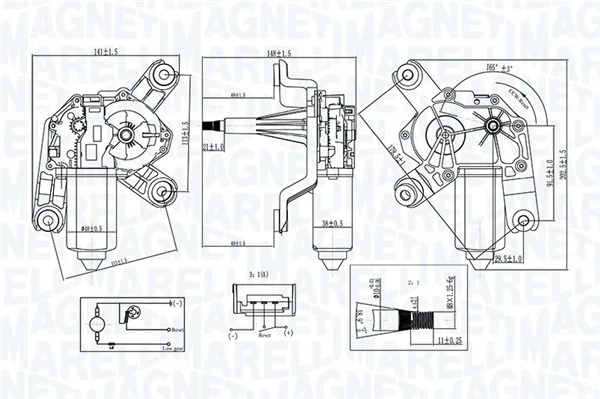 Motor stergator