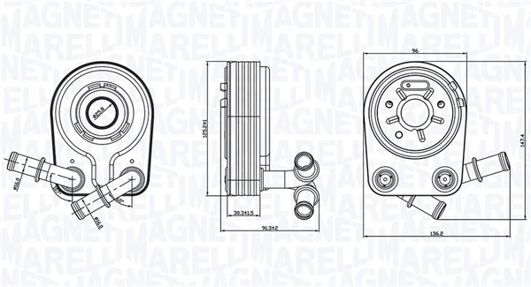 Radiator ulei / termoflot