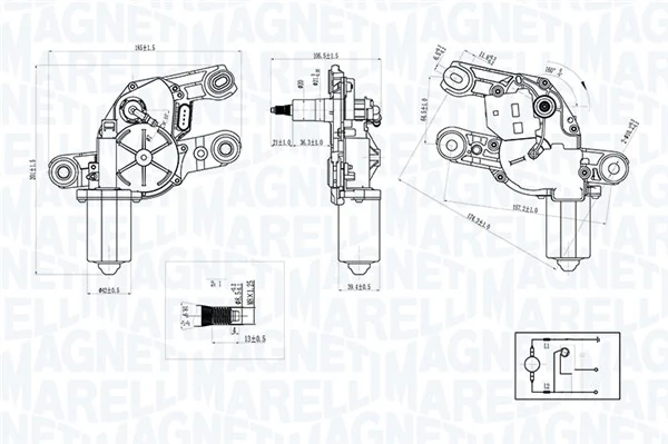Motor stergator