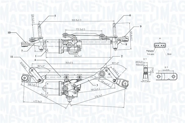 Sistem stergator parbriz