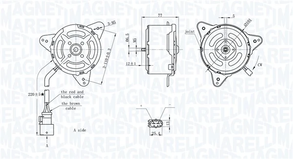 Ventilator radiator racire