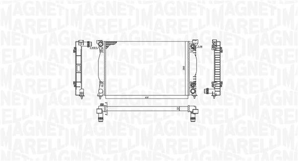 Radiator racire motor