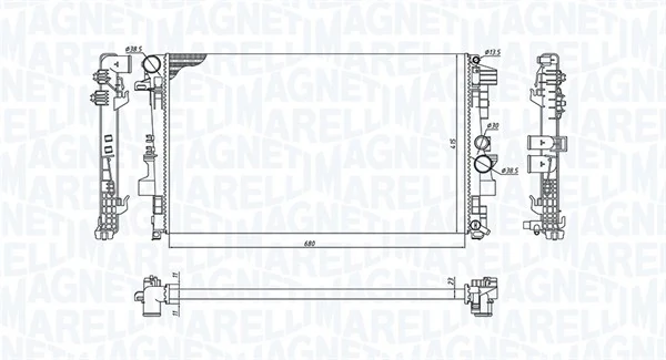 Radiator racire motor