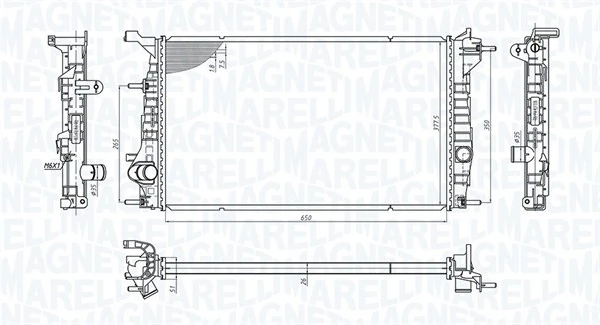Radiator racire motor