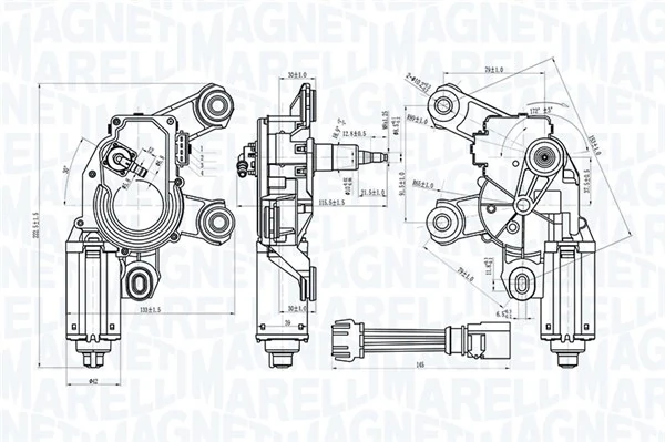 Motor stergator