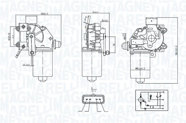 Motor stergator