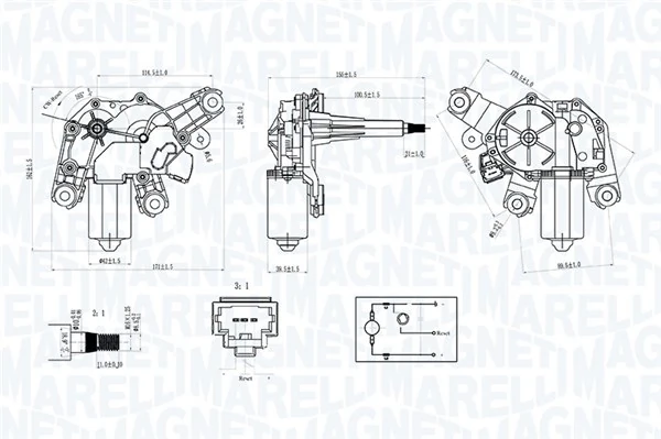 Motor stergator
