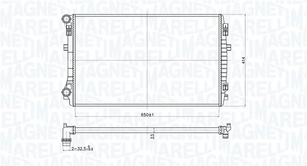 Radiator racire motor
