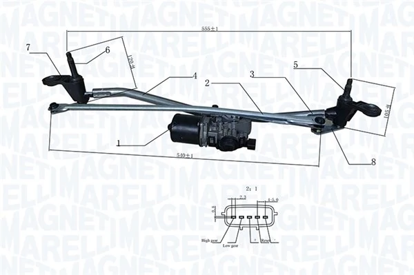 Sistem stergator parbriz