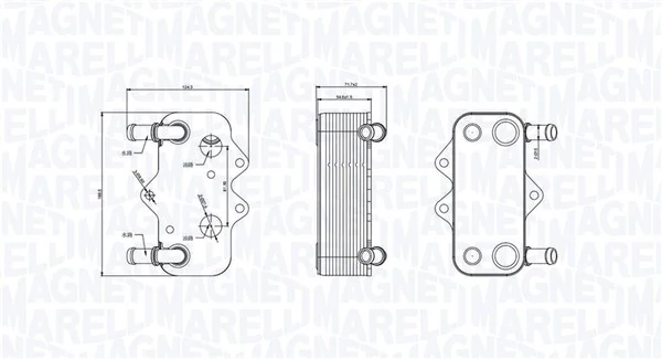 Radiator ulei / termoflot