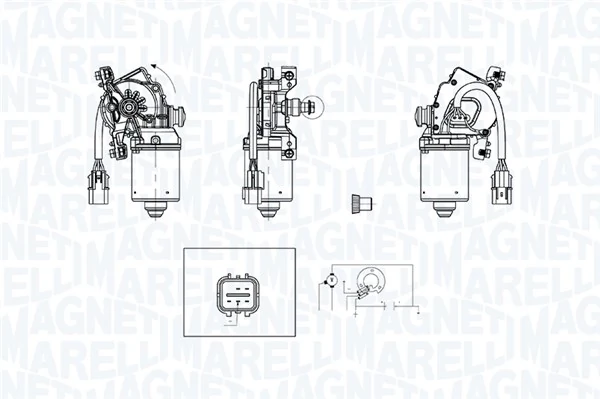 Motor stergator