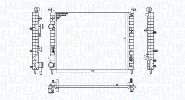 Radiator racire motor