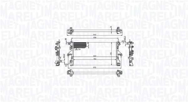Radiator racire motor