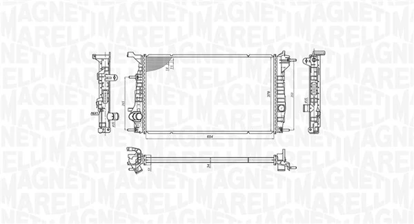 Radiator racire motor