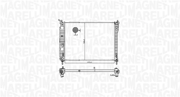 Radiator racire motor