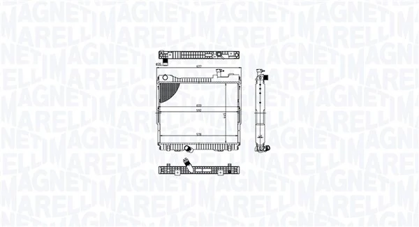 Radiator racire motor