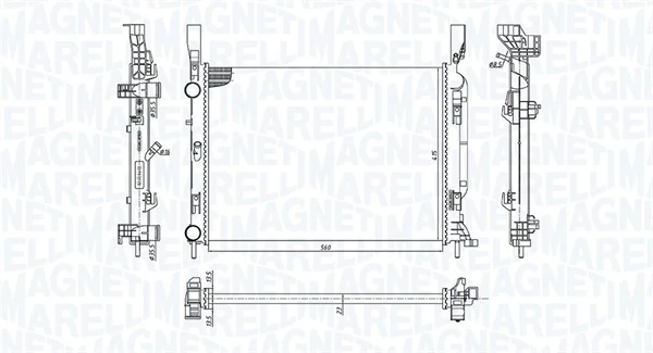 Radiator racire motor