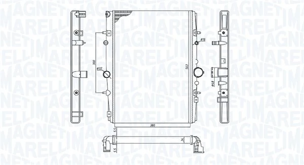 Radiator racire motor