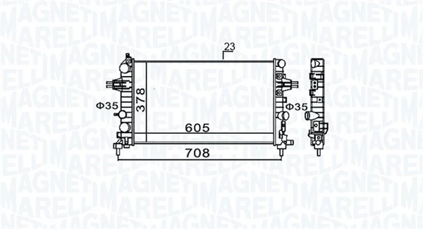 Radiator racire motor
