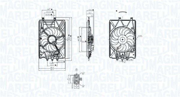 Ventilator radiator racire