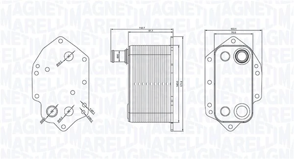 Radiator ulei / termoflot