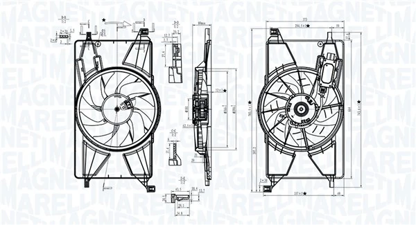 Ventilator radiator racire