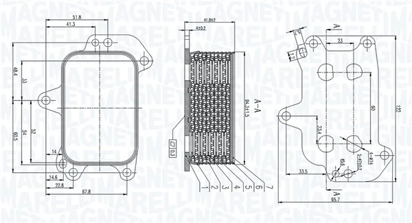 Radiator ulei, ulei motor