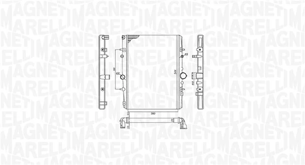 Radiator racire motor