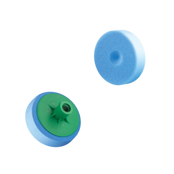 Burete lustruit albastru super dur 80 mm filet M14