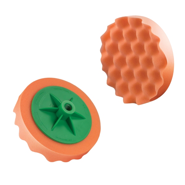 Burete lustruit profilat portocaliu mediu 150 mm filet M14