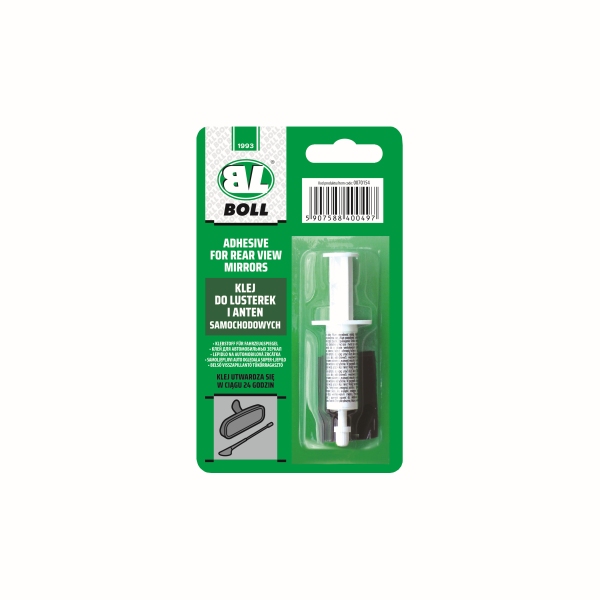Set adeziv pentru oglinda interioara 2 ml