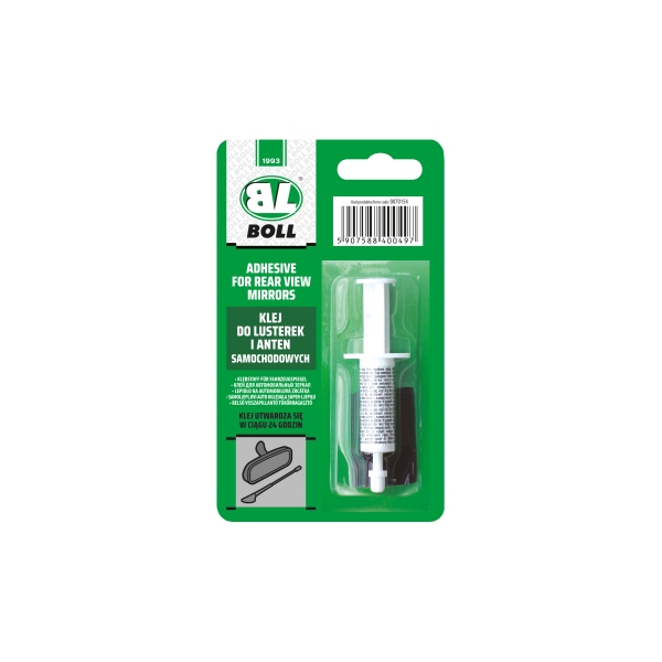 Set adeziv pentru oglinda interioara 2 ml