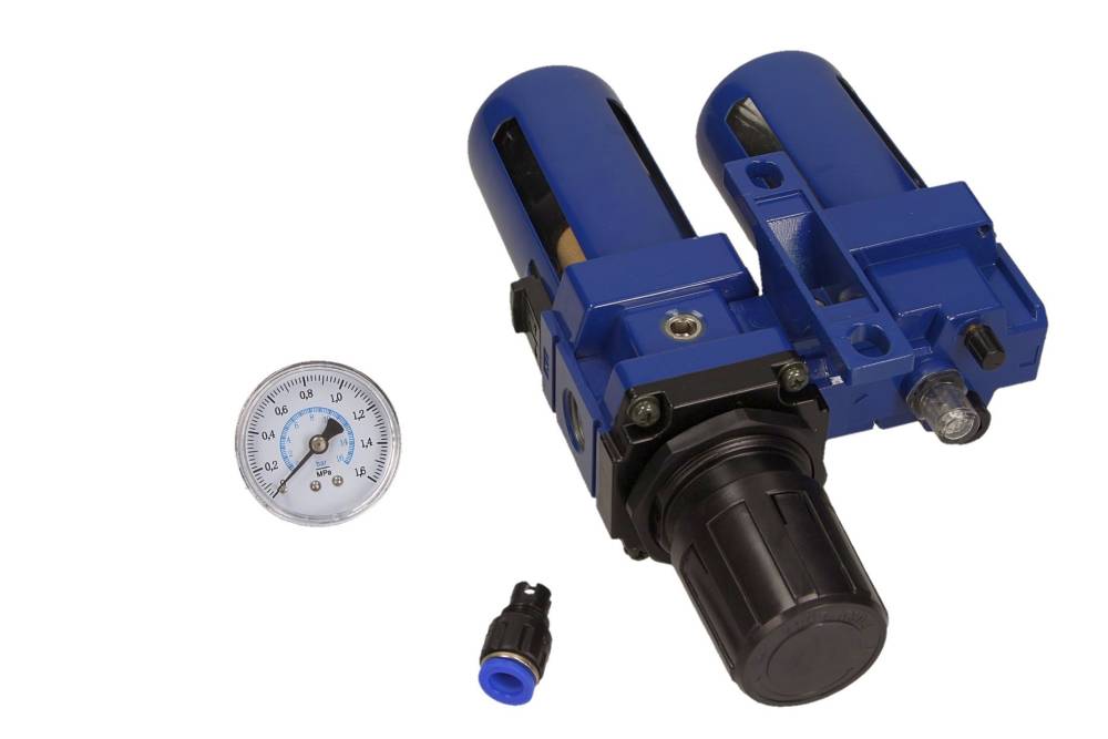 Filtru regulator presiune aer comprimat 1/2" cu supapă de drenaj automată