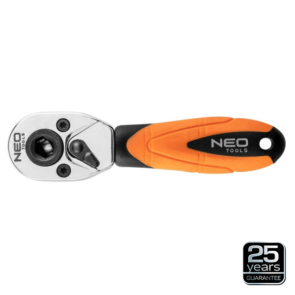Cheie cu clichet 1/4'' 105 mm 72 dinti