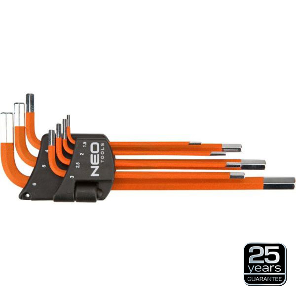 Cheie hexagonale 1,5-6 mm set 7 piese