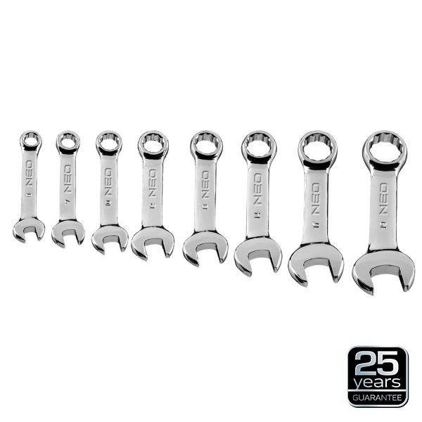 Cheie Combinats CHEI 8-19 MM (SCURTA) SET DE 8 PIESE.