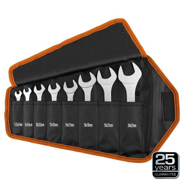Set chei fixe duble super subțiri 5,5x27 mm set 8