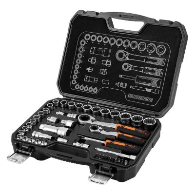 Set scule 1/4'' + 3/8'' 46 piese