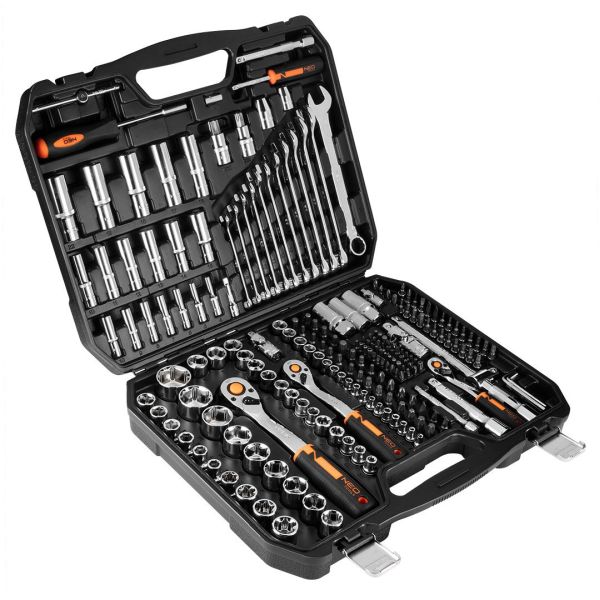 Set scule 1/4'' 3/8'' 1/2'' 219 piese