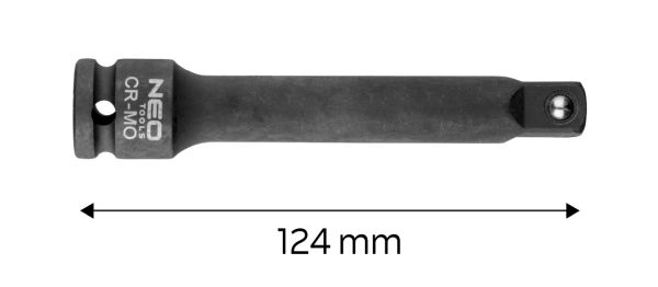 Prelungitor, cheie tubulara impact 1/2'' 125 mm
