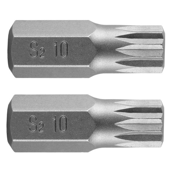 Bit de insurubat spline M10x30 mm S2 2 bucati