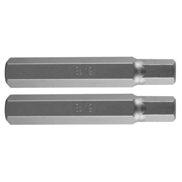 Bit de insurubat Hex 12 75 mm set 2 bucati