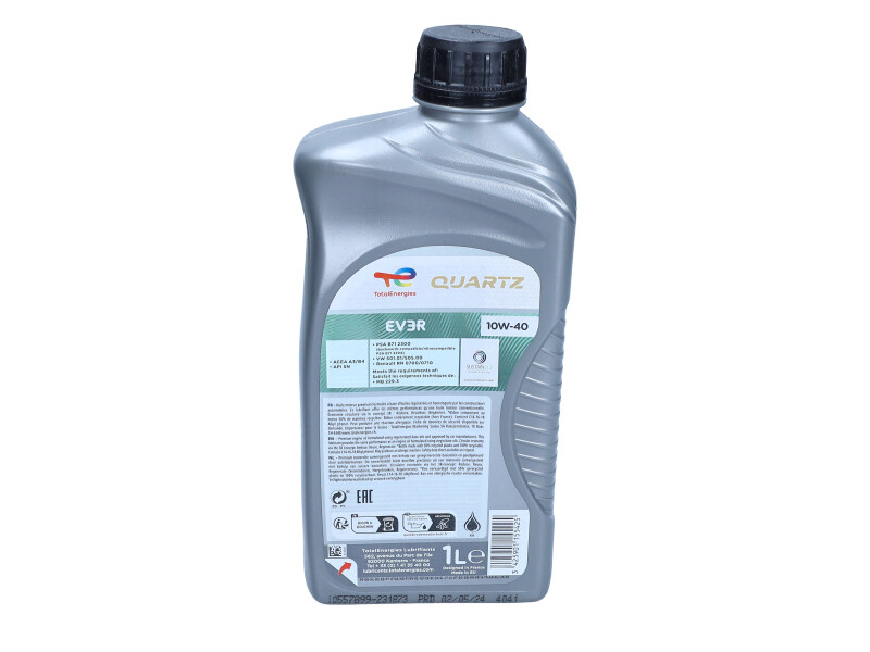 Ulei de motor TOTAL EV3R 10W-40 1L